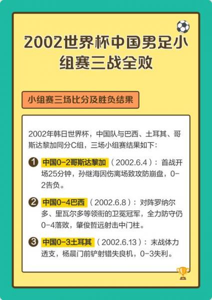 2002年男足世界杯简介，02年世界杯男足战绩？